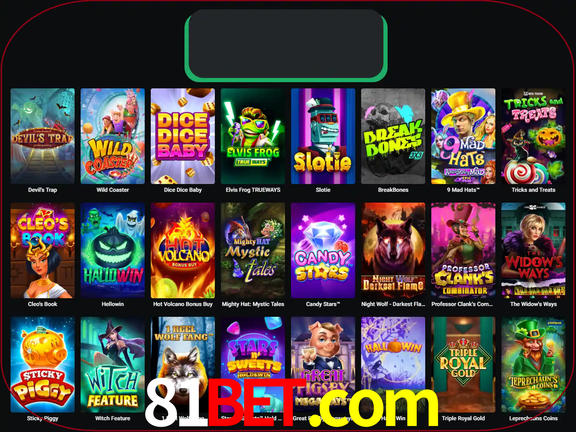 Procure por seus amados jogos de slot.